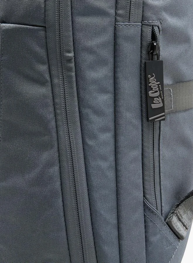 Lee Cooper GREY Men Logo Applique Laptop Backpack for Men | Best Price UAE